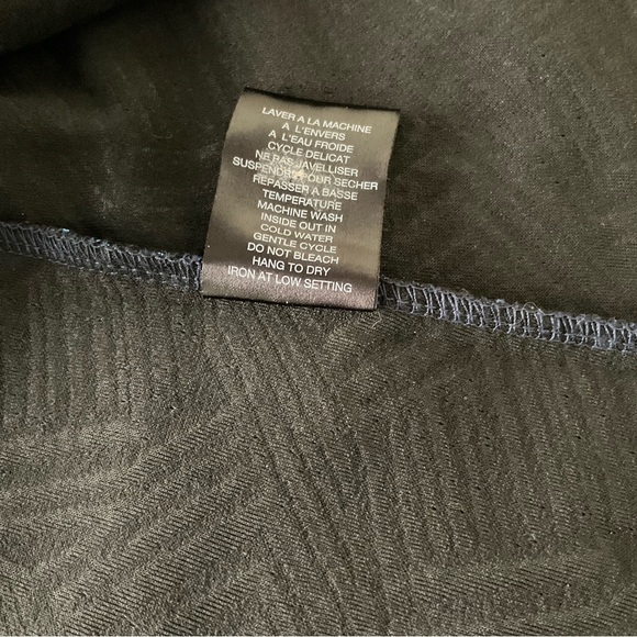 LILY MORGAM, NAVY BLUE METALLIC DRESS, SIZE: XL - Picture 11 of 11